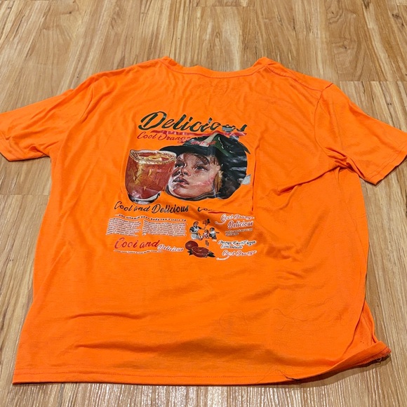 Delicious Vibrant Orange Short Sleeve Tee - Picture 2 of 2